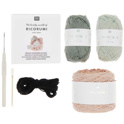 Ricorumi Easter Basket Crochet Kit