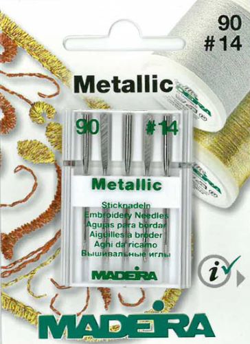 Madeira Metallic 90 14 Machine Neeldes