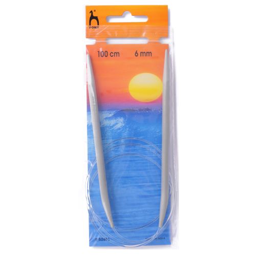 Pony Circular Knitting Needles 100cm