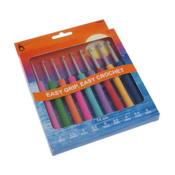 Pony Easy Grip Crochet Hook Set