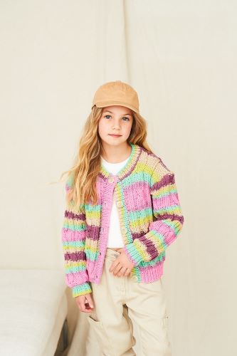 Stylecraft 10046 Child Chunky Sweaters Cardigan  Knitting Pattern