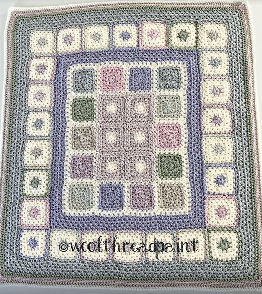 Pastel Crochet Blanket Yarn Pack by Woolthreadpaint