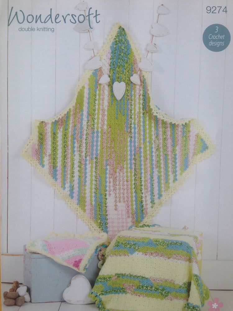 Stylecraft Pattern 9274 DK Blanket Crochet Pattern