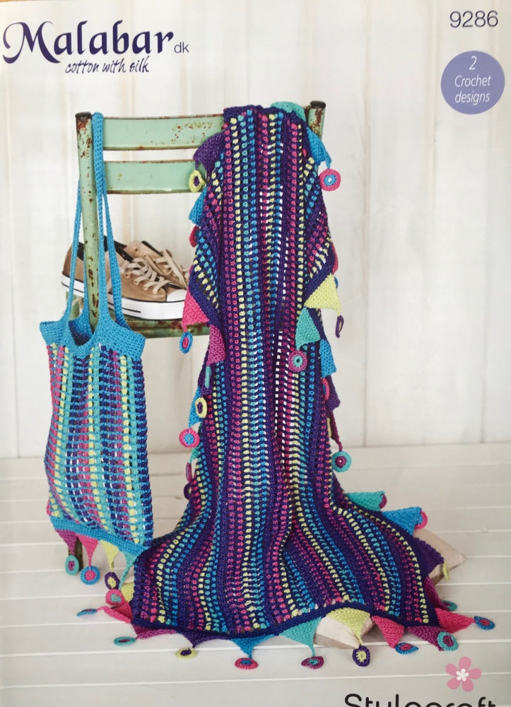 Stylecraft 9286 DK Blanket Bag Crochet Pattern