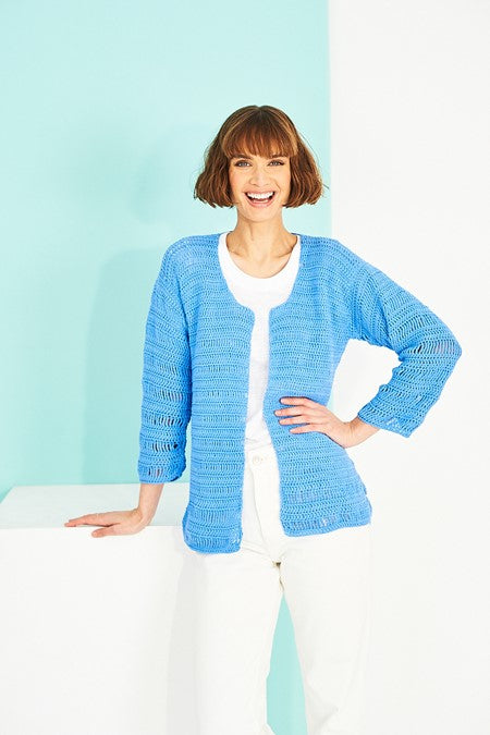 Stylecraft 9915 Adult DK Cardigan Sweater Crochet Pattern