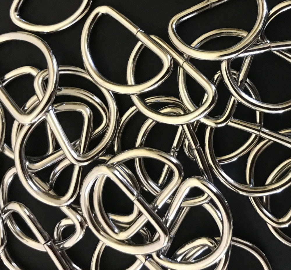 Metal D Ring Buckles for Webbing Strap Collars Belts