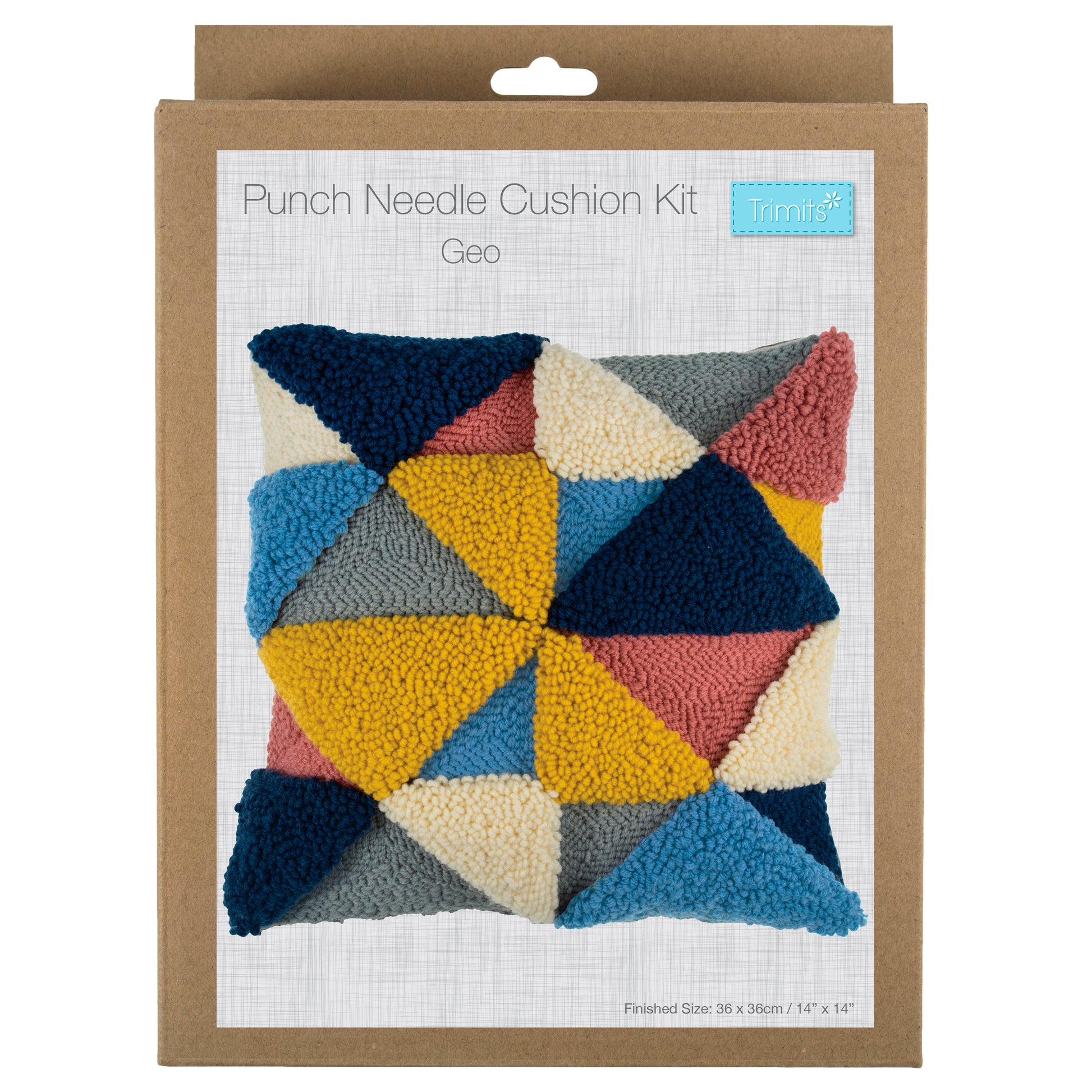 Trimits Punch Needle Cushion Kit geo