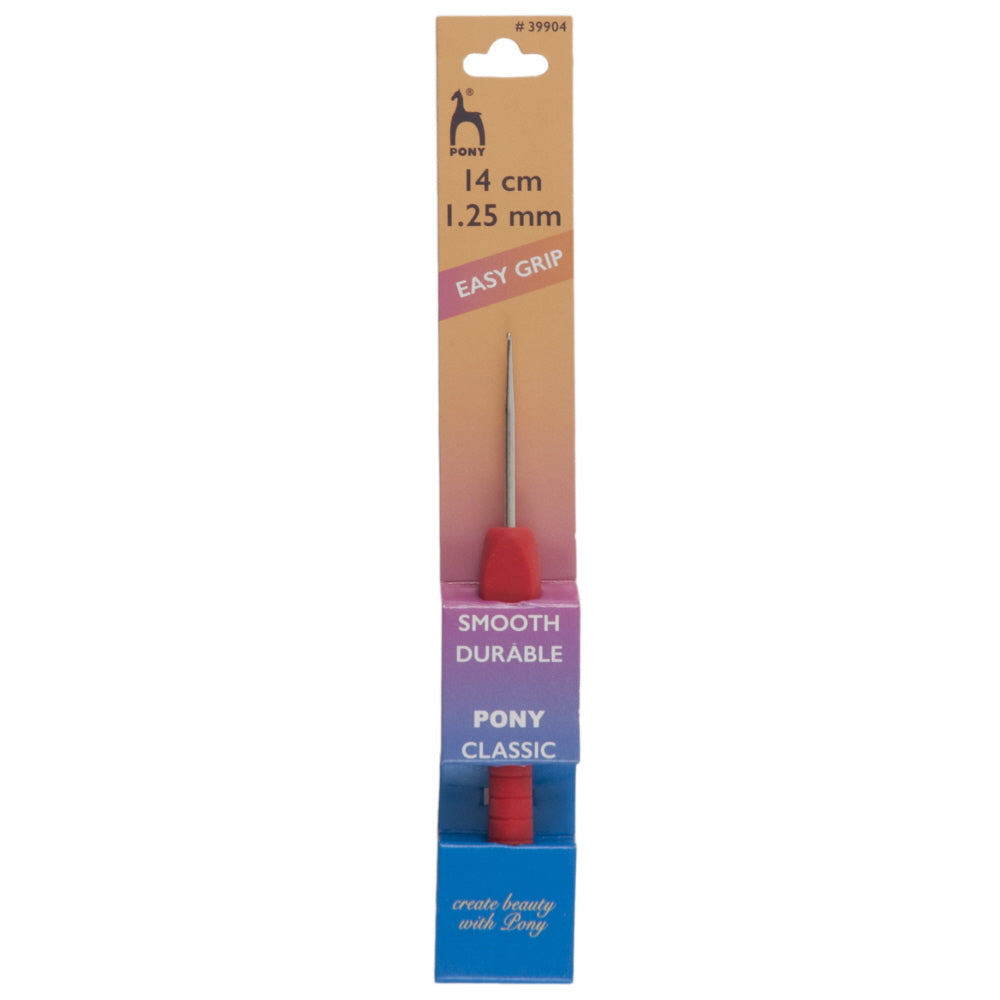 Pony Steel Easy Grip Crochet Hook 1.25mm