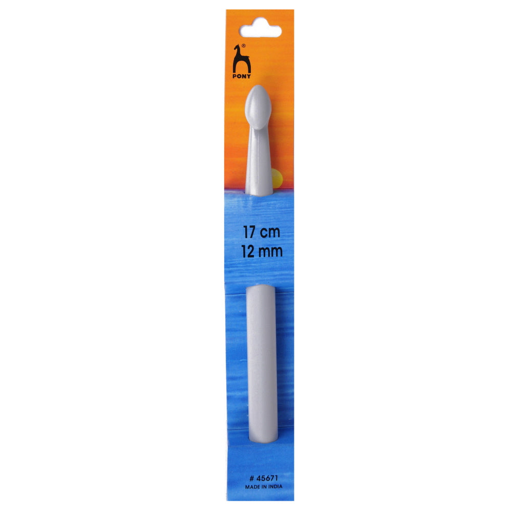 Pony Plastic Crochet Hooks Sizes  12mm 