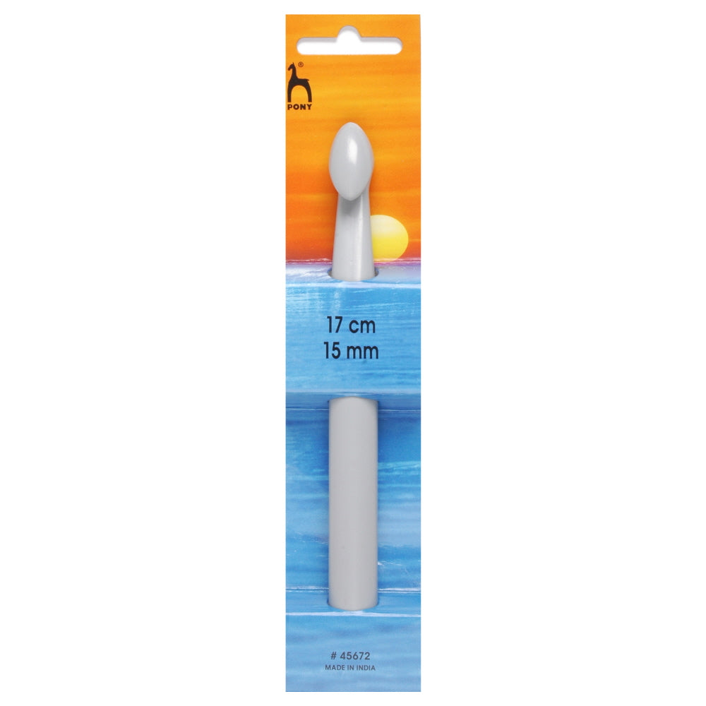 Pony Plastic Crochet Hooks Sizes  15mm