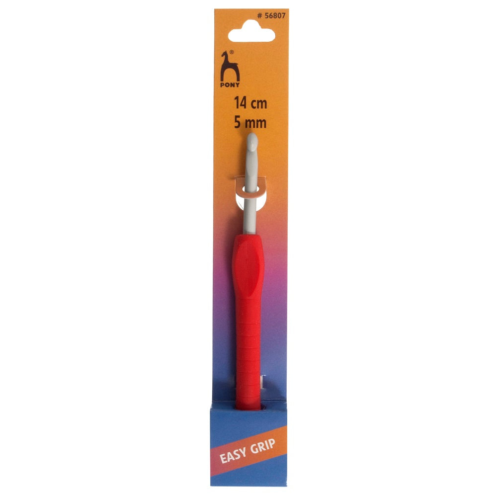 Pony Crochet Hook Easy Grip With Flat Finger 5mm