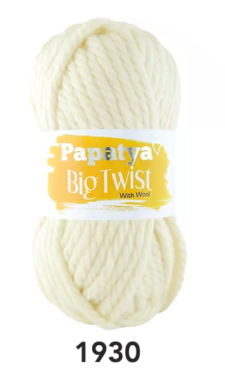 Papatya Big Twist Mega Chunky with Wool Yarn