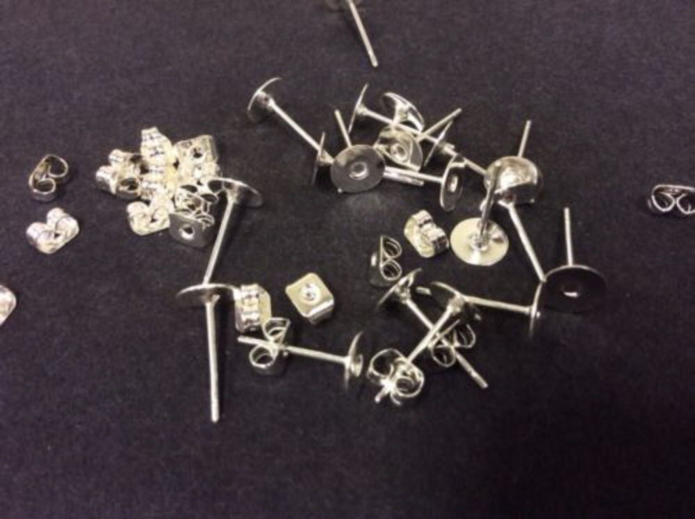 Ear Stud and Butterfly Backs Pack 20