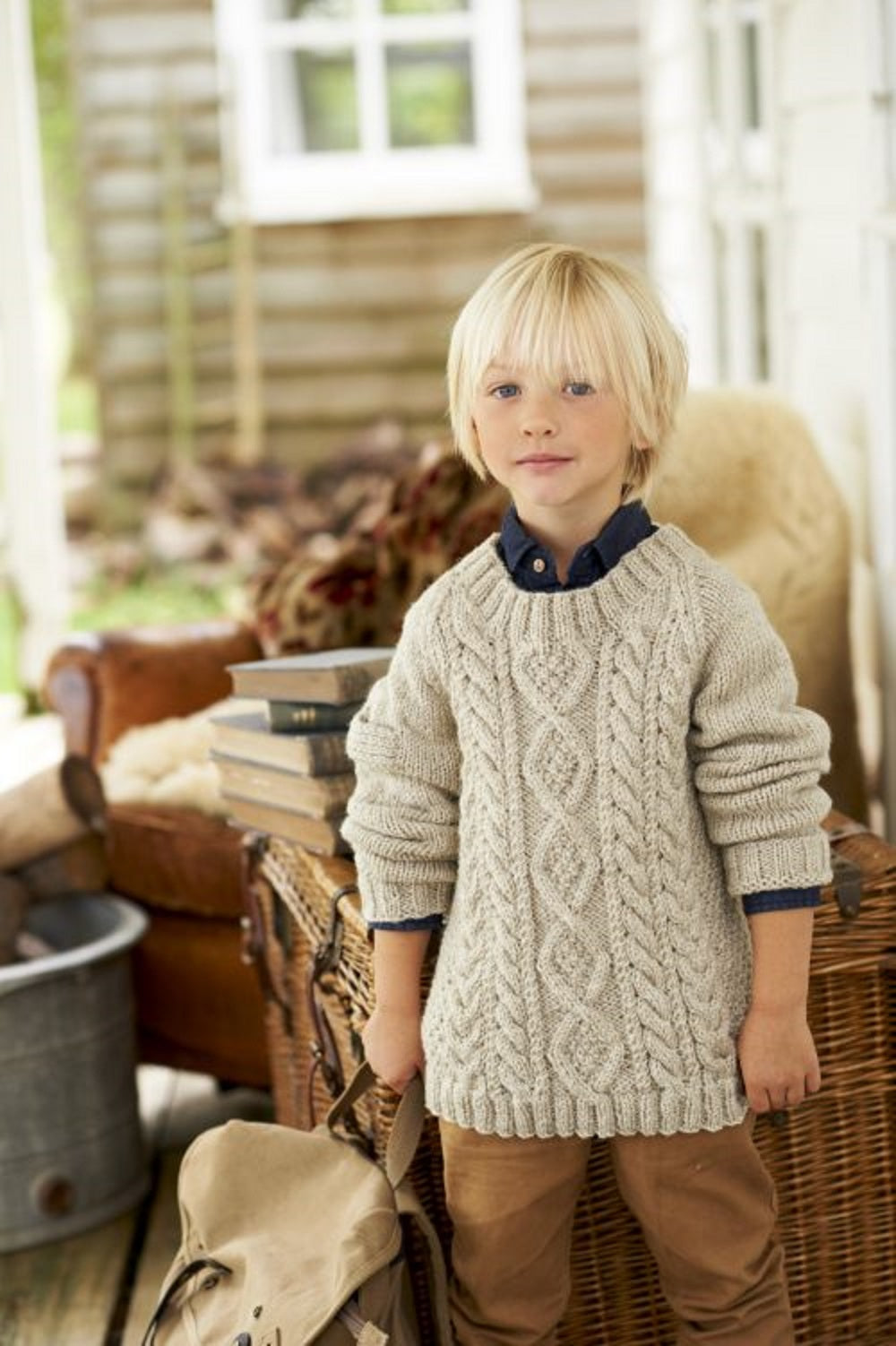 King Cole Family Aran Knitting Book 1