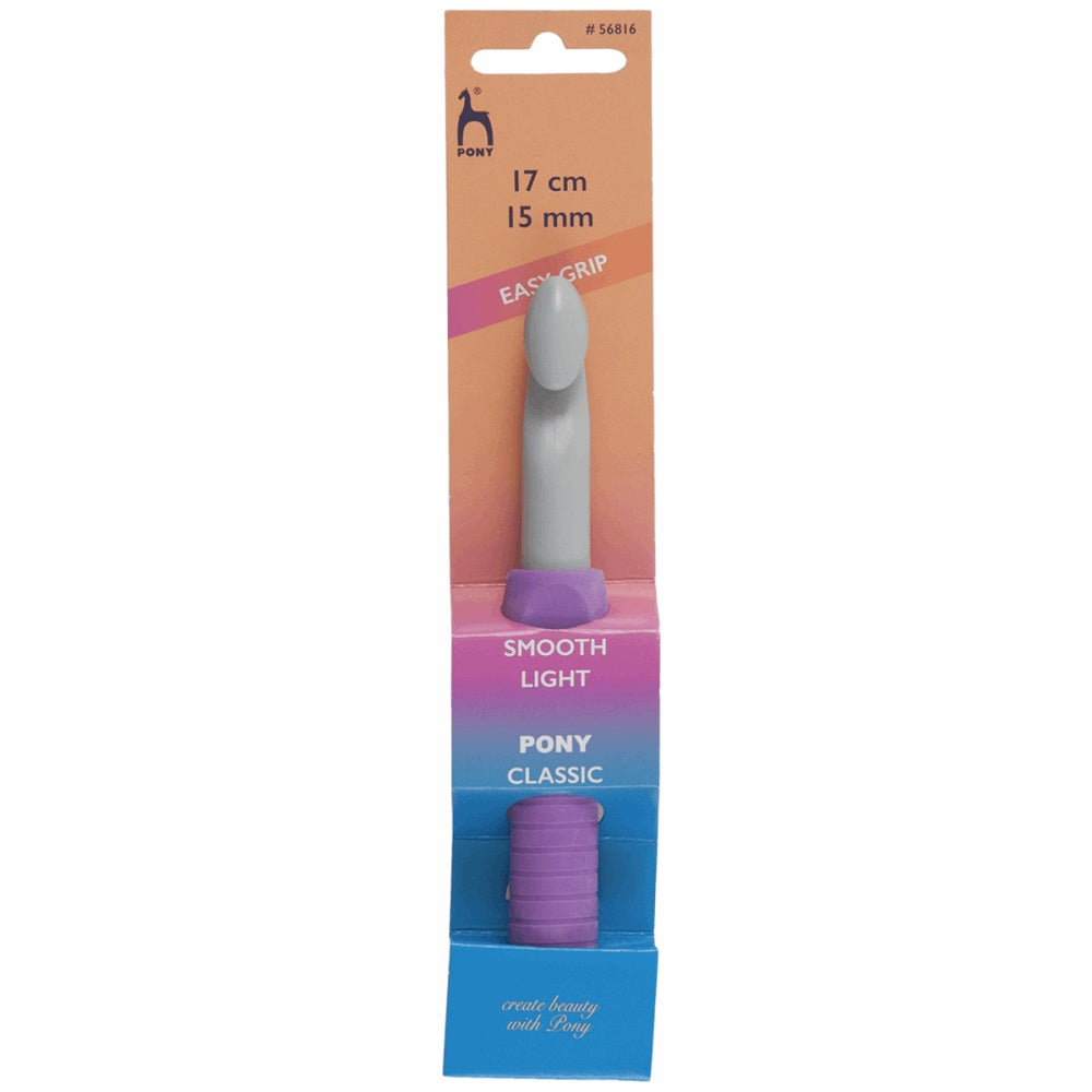 Pony Crochet Hook Easy Grip With Flat Finger