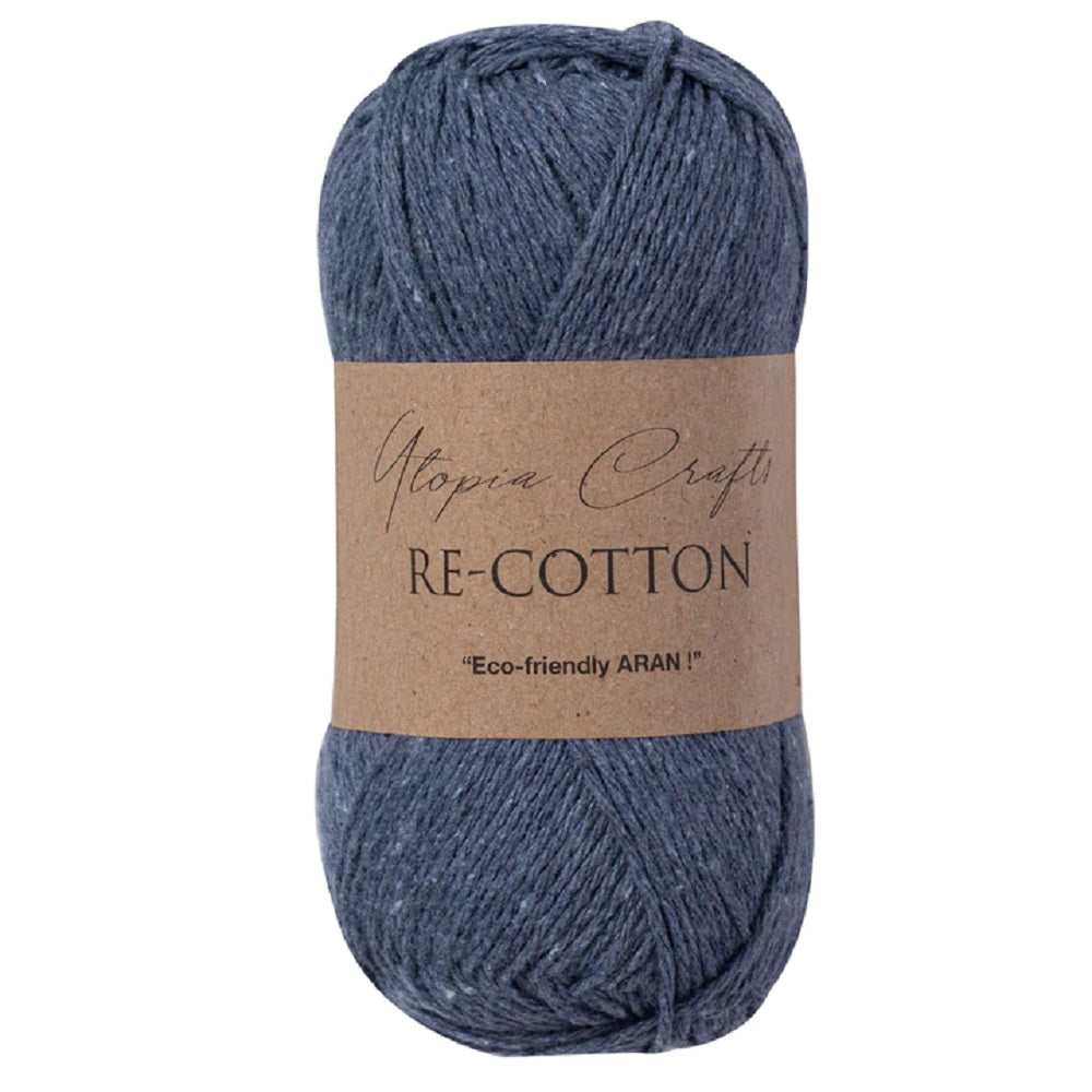 Utopia Crafts Re-Cotton Aran Knitting Crochet Yarn