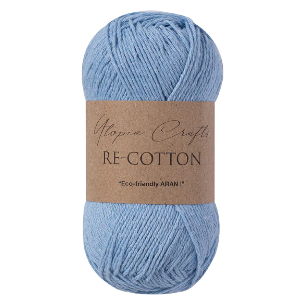 Utopia Crafts Re-Cotton Aran Knitting Crochet Yarn