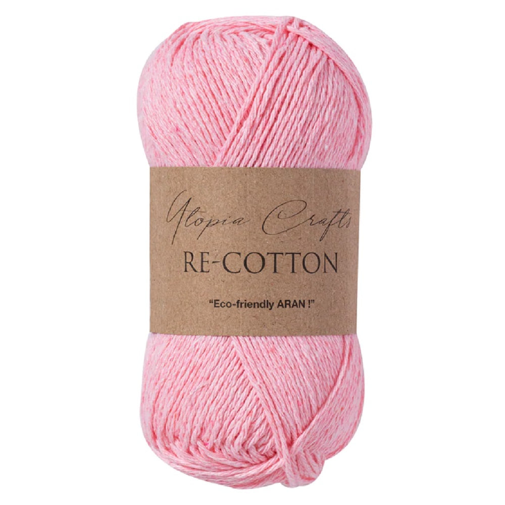 Utopia Crafts Re-Cotton Aran Knitting Crochet Yarn