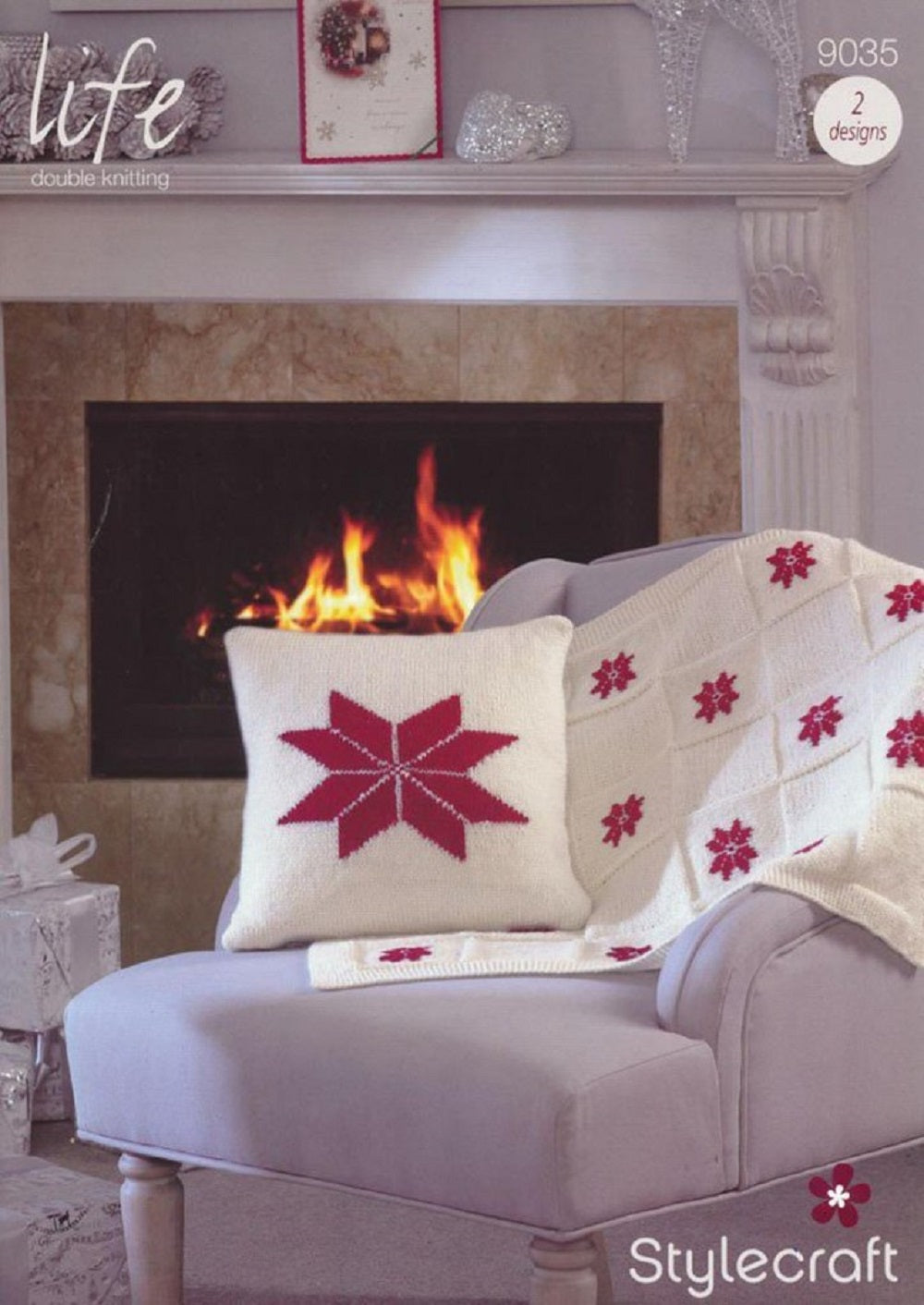 Stylecraft 9035 Cushion Blanket DK Knitting Pattern