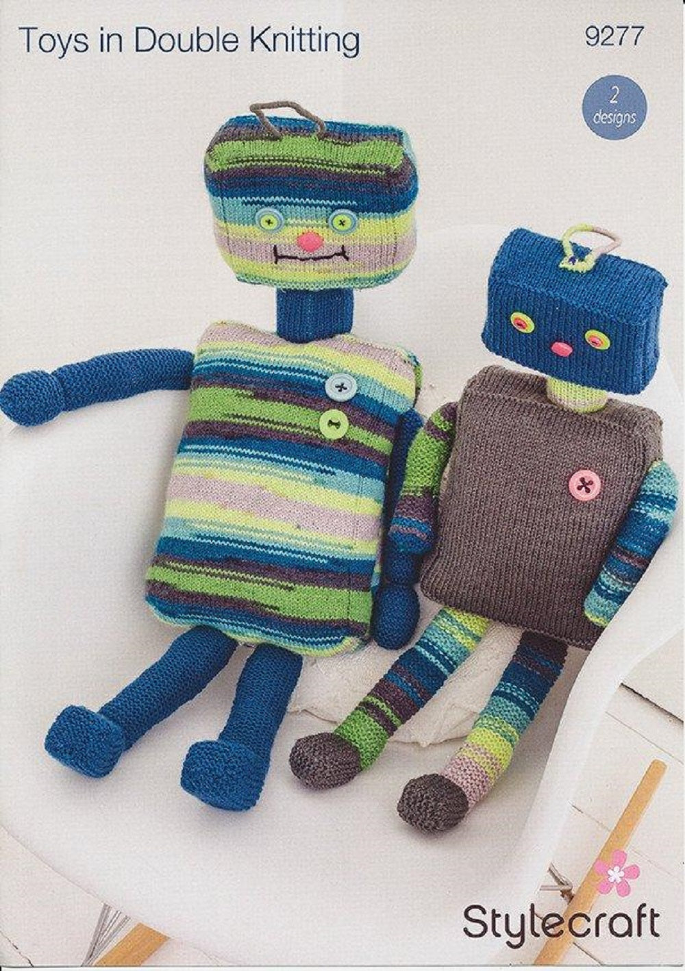 Stylecraft 9277 Robot Teddy Dk Knitting Pattern