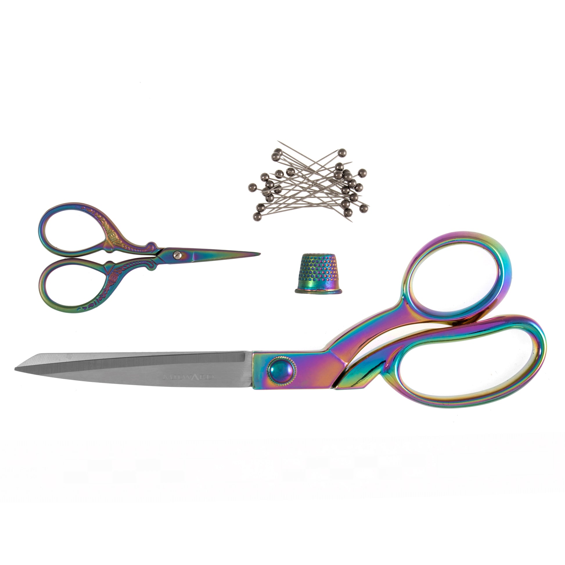 Milward Dressmaking  Embroidery Scissor Gift Set Rainbow