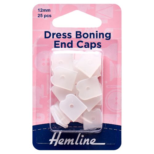 Dress Boning End Caps 12mm