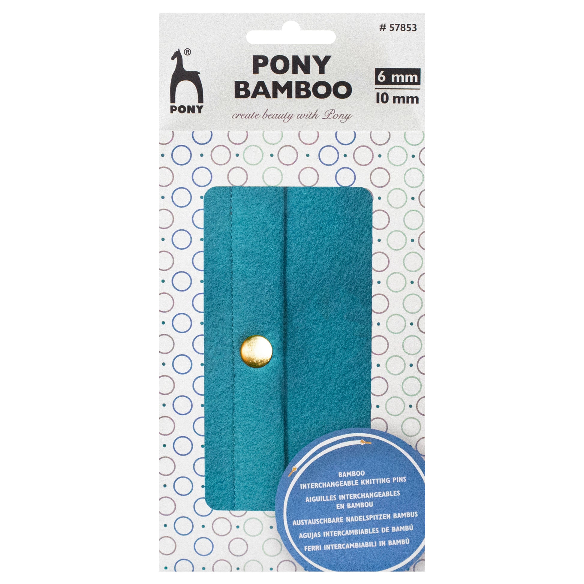 Pony Bamboo Circular Interchangeable Knitting Needles