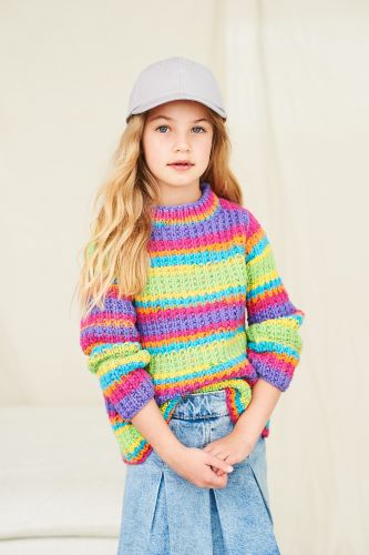 Stylecraft 10045 Child Chunky Tank Top Sweater Knitting Pattern