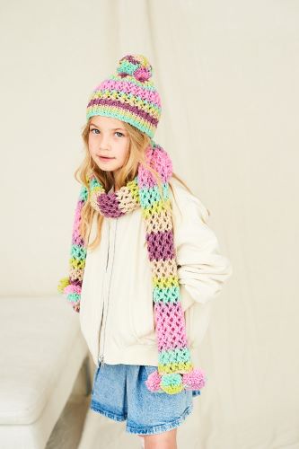 Stylecraft 10050 Child Chunky Hat Scarf  Knitting Pattern