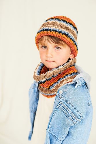 Stylecraft 10050 Child Chunky Hat Scarf  Knitting Pattern