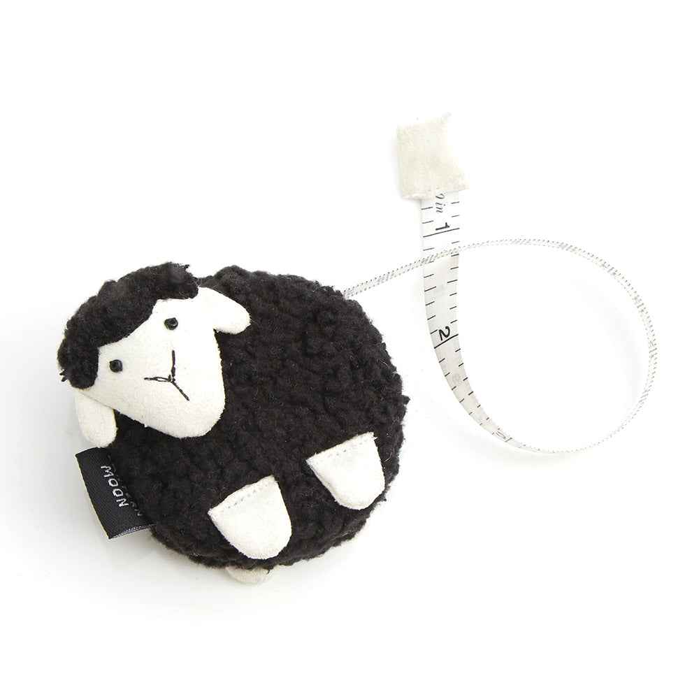 Lantern Moon Crochet Retractable Tape Measure 150cm black sheep