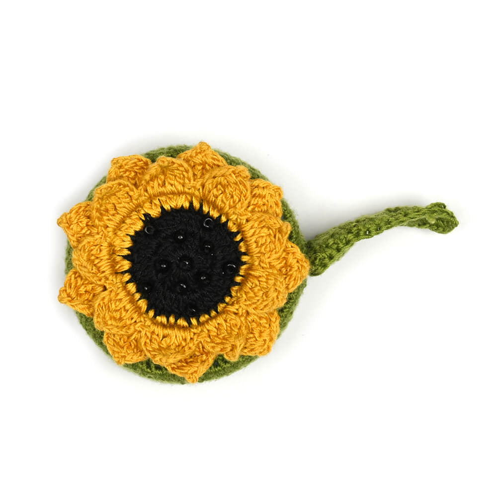 Lantern Moon Crochet Retractable Tape Measure 150cm happy flower