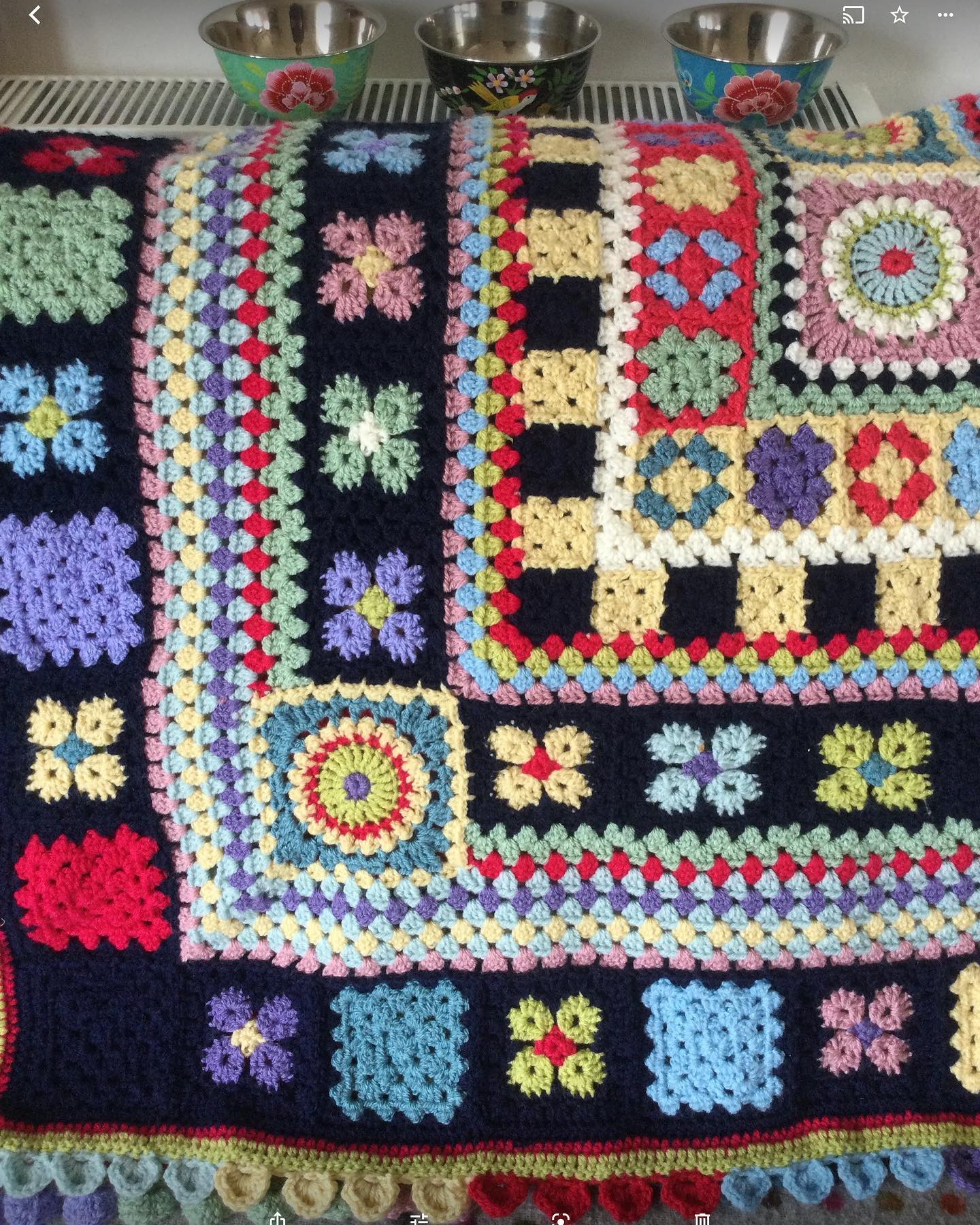 Narrow Boat Crochet Blanket Yarn Pack by Woolthreadpaint