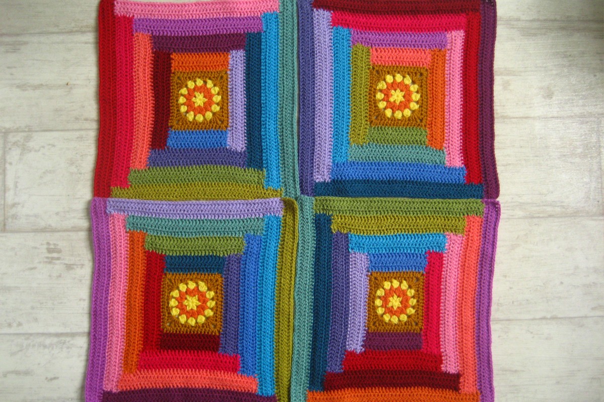 Attic24 Sunny Log Cabin Blanket Yarn Pack