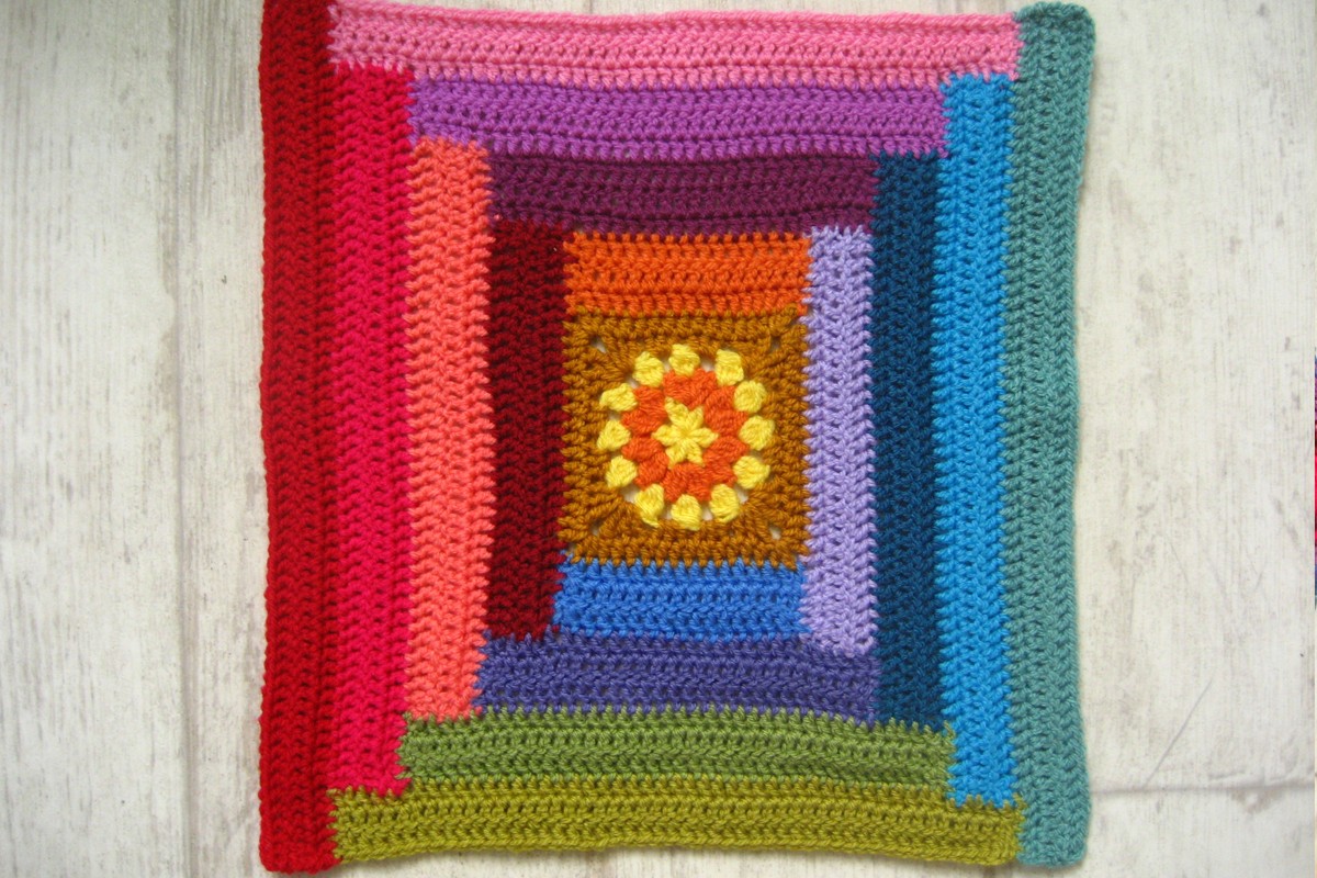 Attic24 Sunny Log Cabin Blanket Yarn Pack