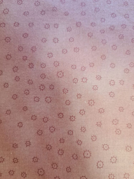 100% Cotton Tiny Print Fabric pink
