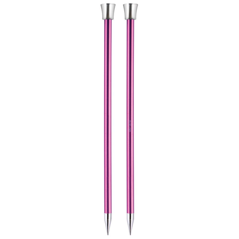 Knitpro Zing Single Ended 30cm Aluminium Knitting Pins