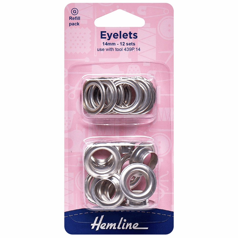 Hemline Eyelet Refill Pack 14mm