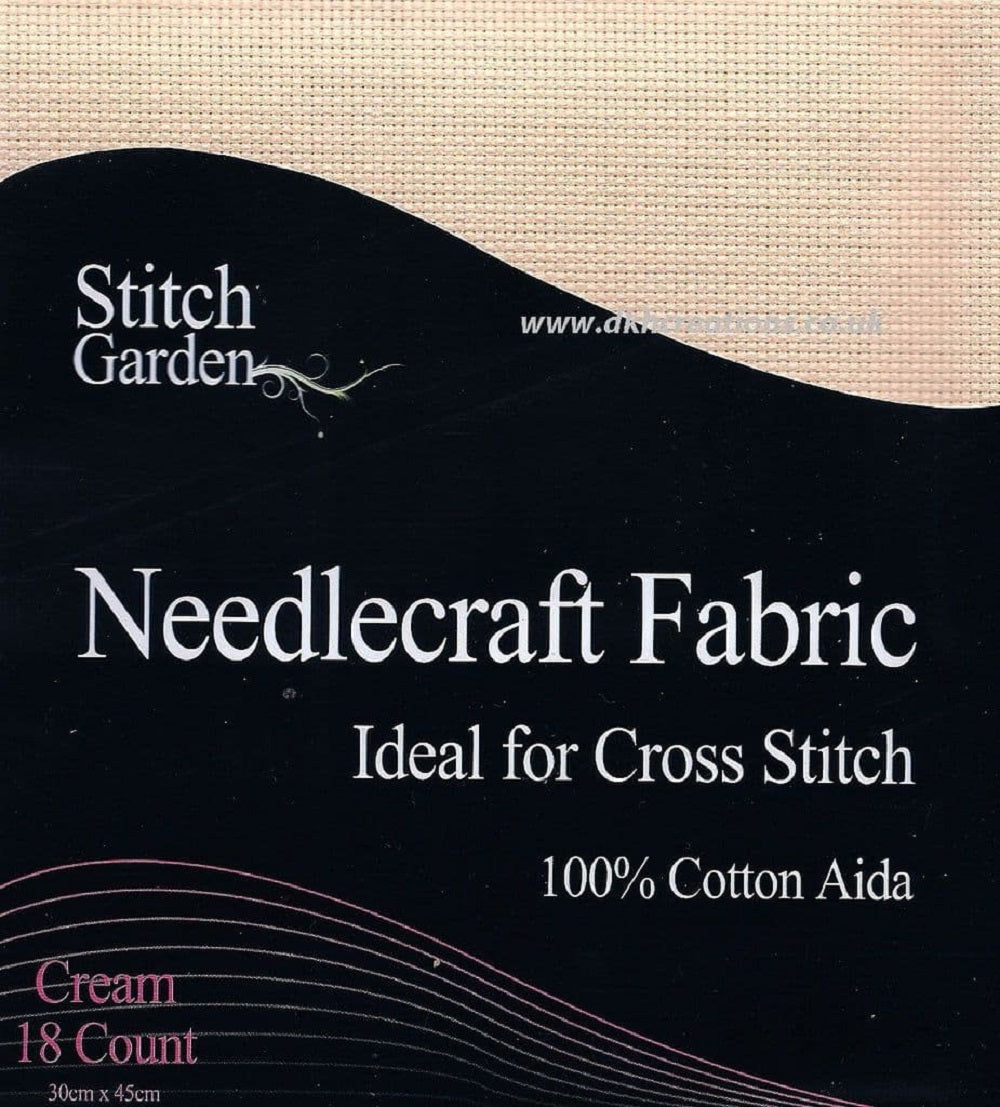 Stitch Garden Aida Needlecraft Fabric 18 Count
