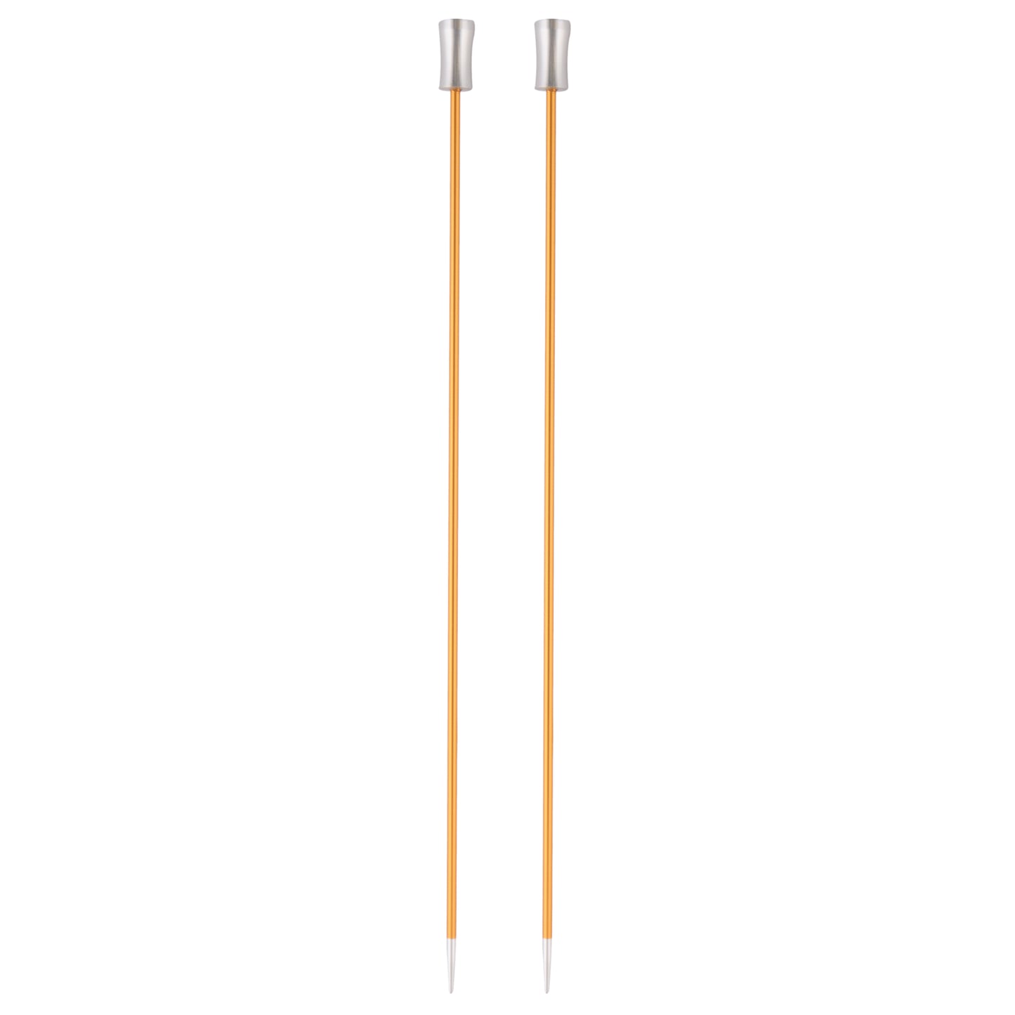 Knitpro Zing Single Ended 30cm Aluminium Knitting Pins