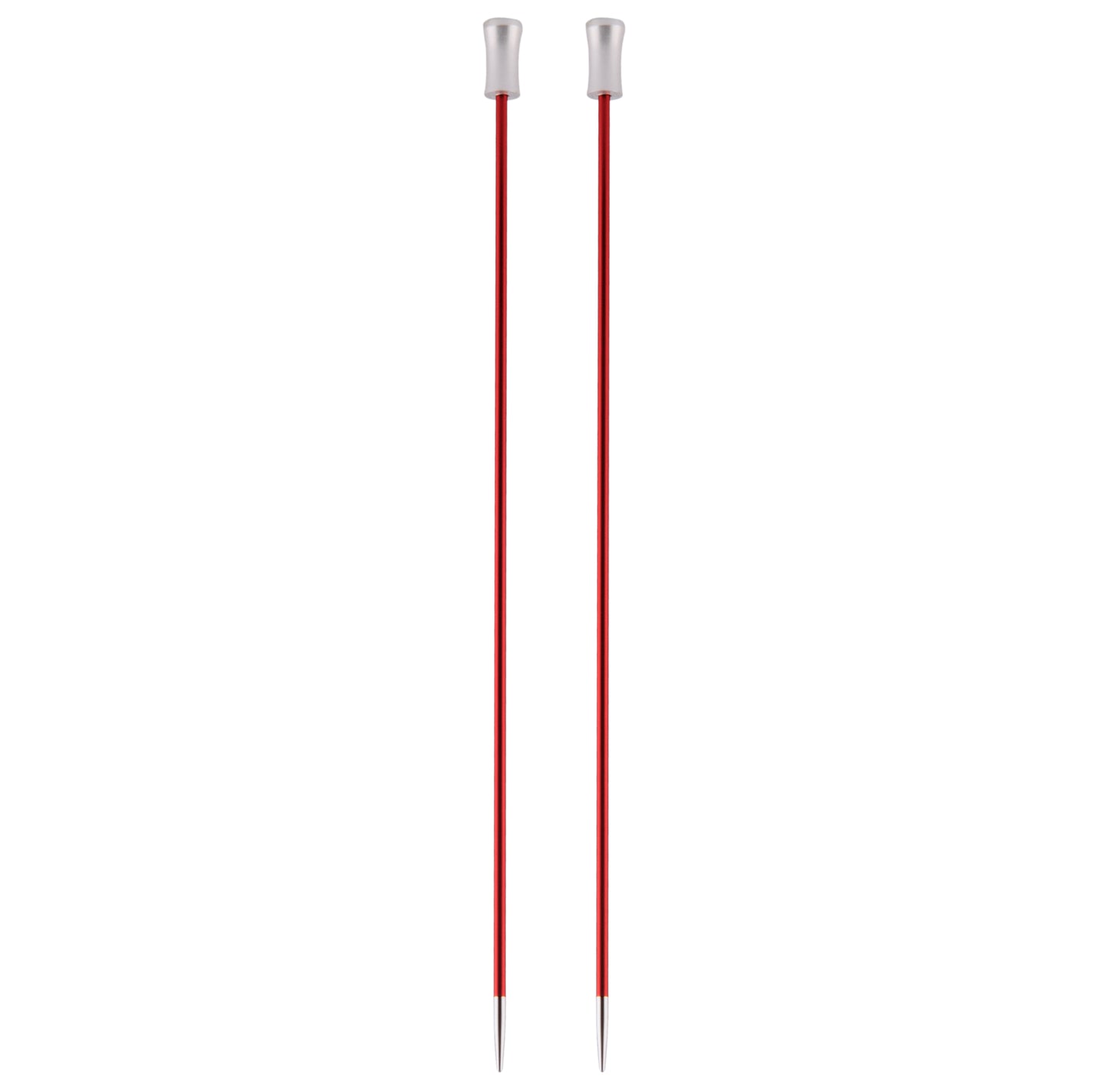 Knitpro Zing Single Ended 30cm Aluminium Knitting Pins