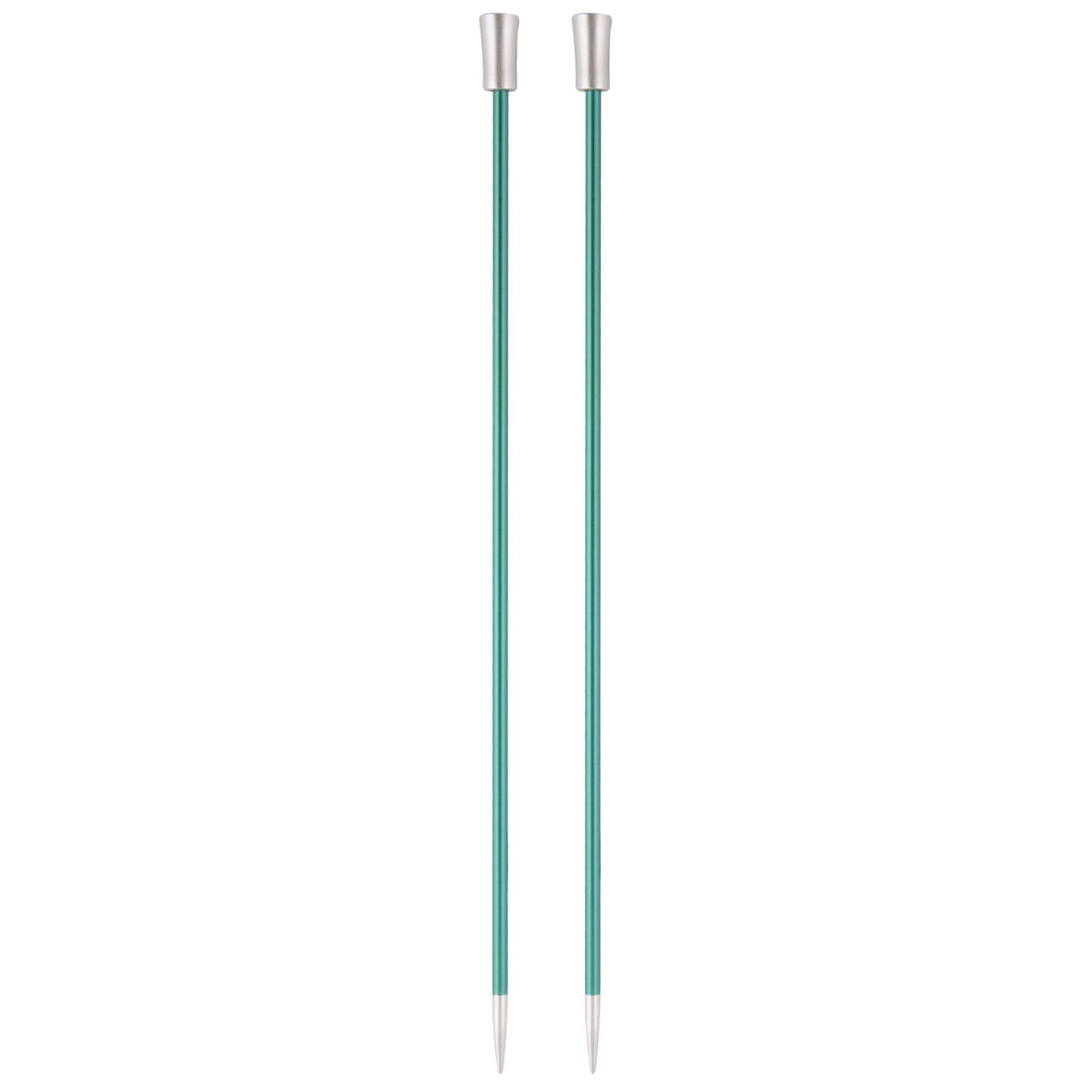 Knitpro Zing Single Ended 30cm Aluminium Knitting Pins