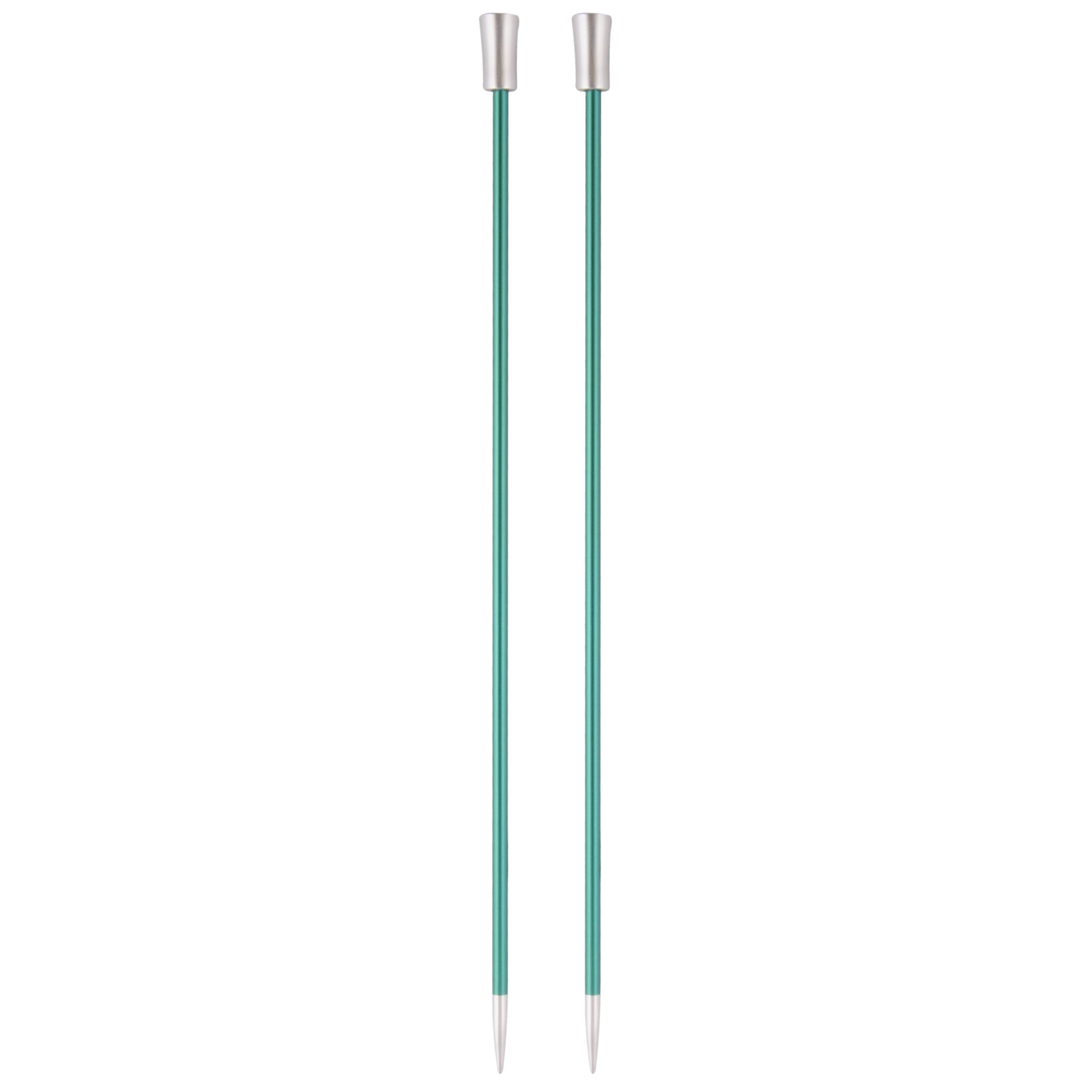 Knitpro Zing Single Ended 30cm Aluminium Knitting Pins