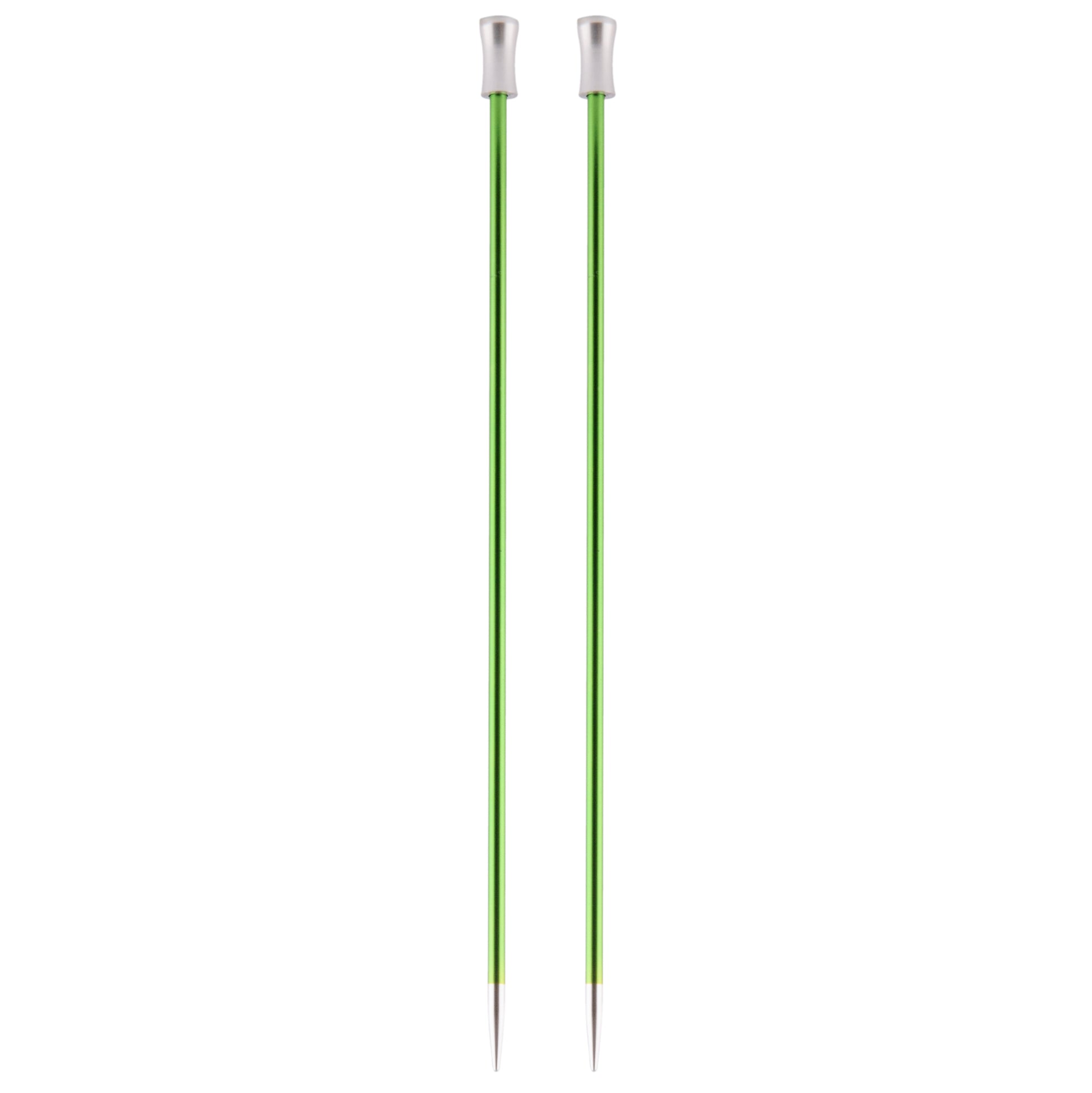 Knitpro Zing Single Ended 30cm Aluminium Knitting Pins