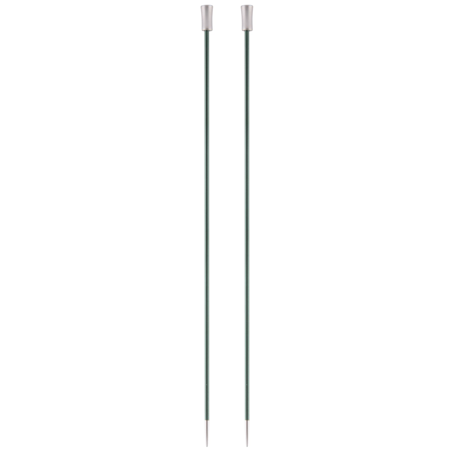 Knitpro Zing Single Ended 30cm Aluminium Knitting Pins