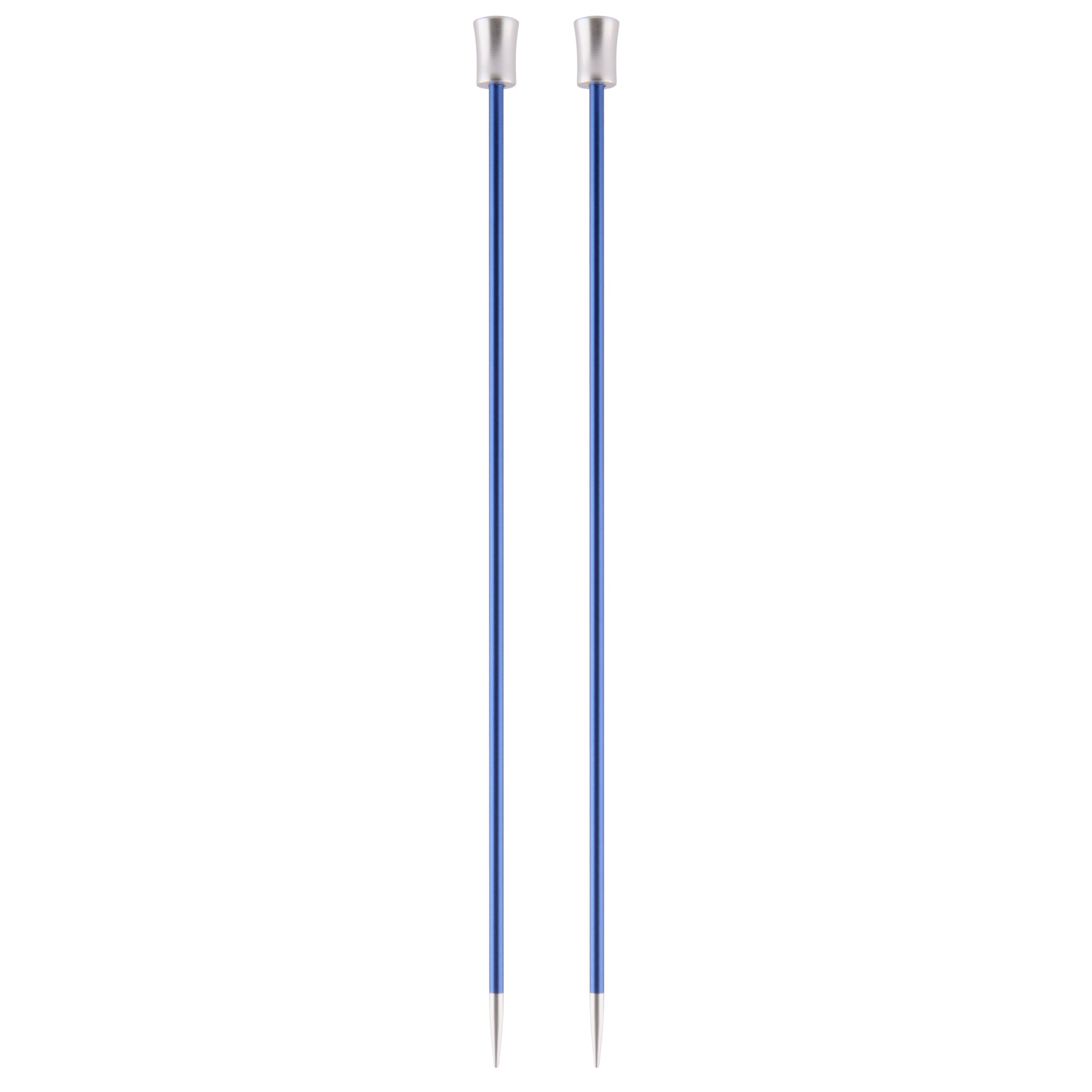 Knitpro Zing Single Ended 30cm Aluminium Knitting Pins