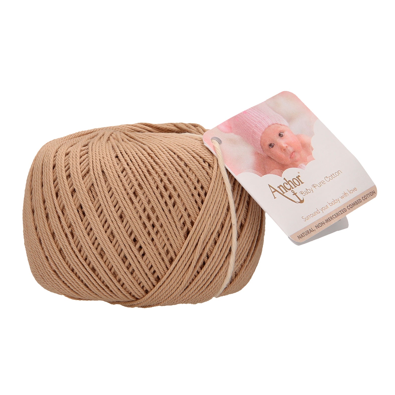 Anchor Baby Pure Cotton 4ply Yarn taupe 0107