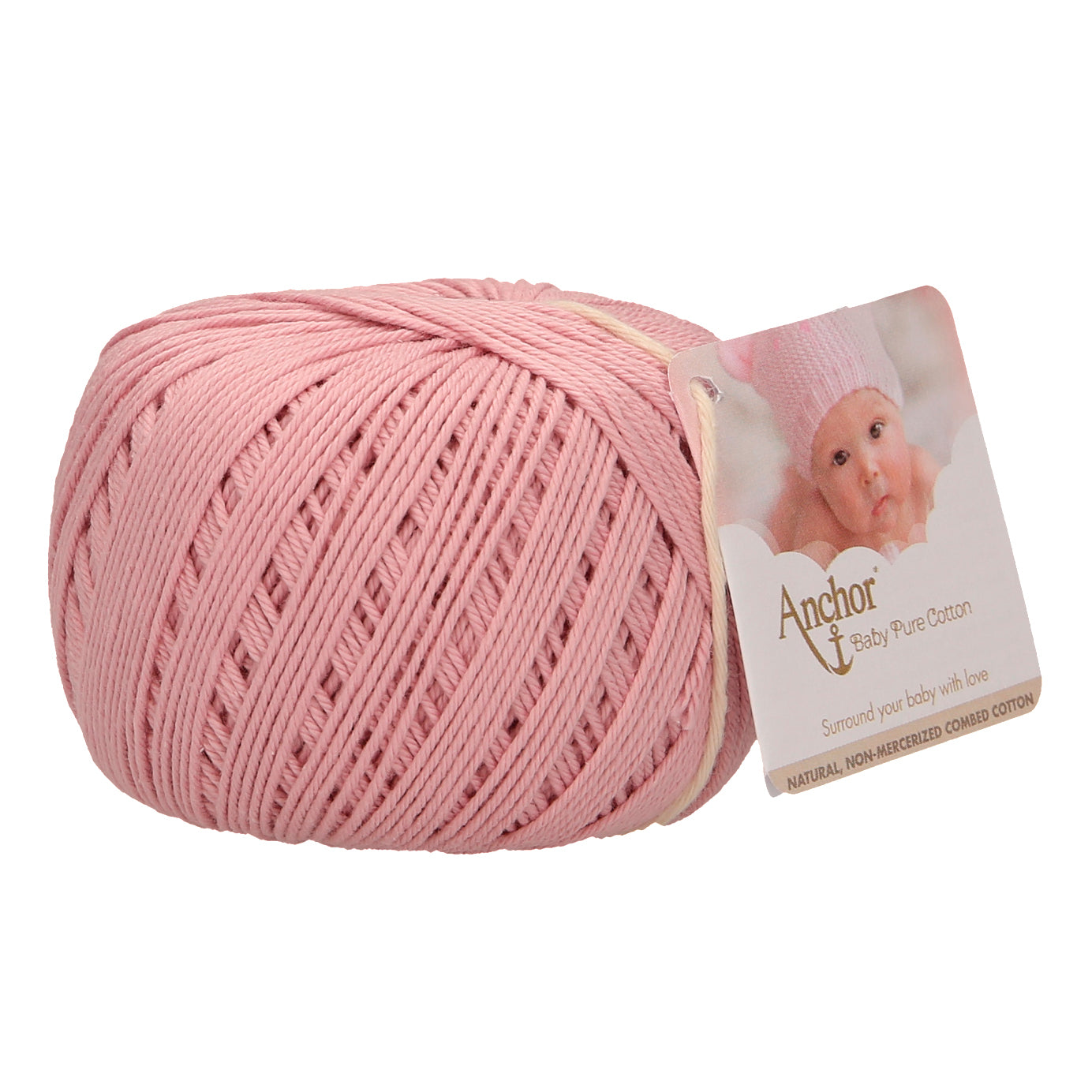 Anchor Baby Pure Cotton 4ply Yarn Pink 0423