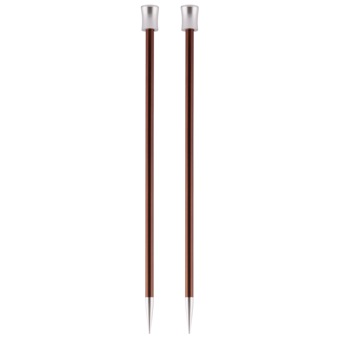 Knitpro Zing Single Ended 30cm Aluminium Knitting Pins