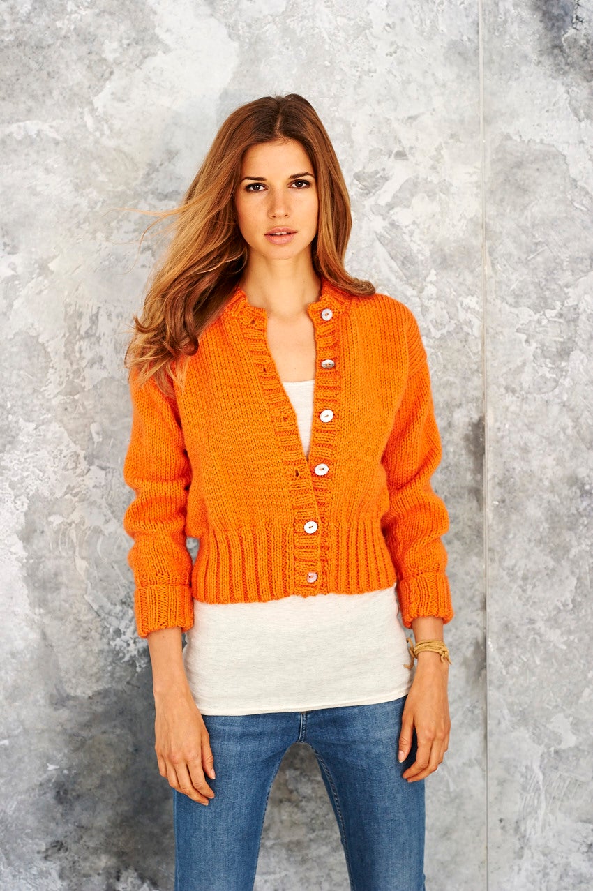 Stylecraft 9081 Adult Cardigan Sweater Chunky Knitting Pattern